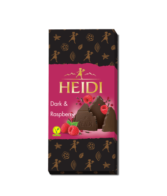 HEIDI тъмен шоколад с Малина