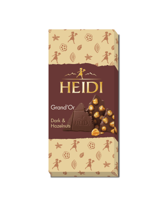 HEIDI шоколад Гранд'ор тъмен с цял лешник