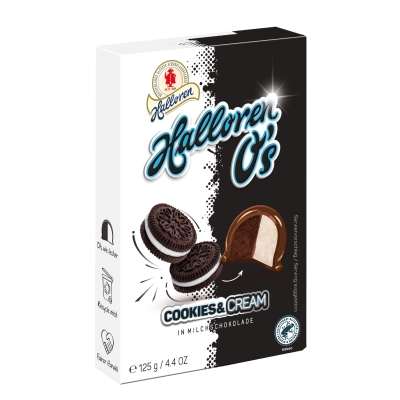 Шоколадови бонбони ХАЛОРЕН О'с ЧЕРНО & БЯЛО