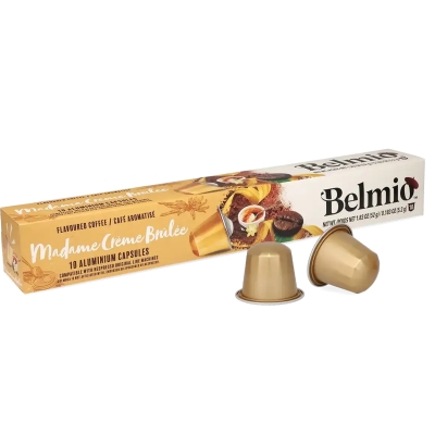 Belmio Madame Créme Brulée 10бр Nespresso съвместими капсули с вкус на Крем Брюле