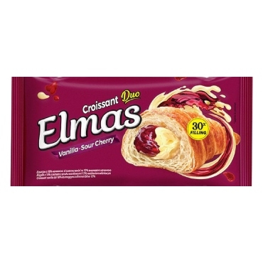 ELMAS кроасан - ДУО - Вишна & Ванилия 26 бр.