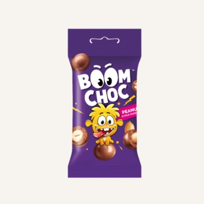 MILLENNIUM шоколадово драже БУМ - млечен шоколад - ФЪСТЪК -