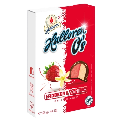 Шоколадови бонбони ХАЛОРЕН О'с ЯГОДА & ВАНИЛИЯ