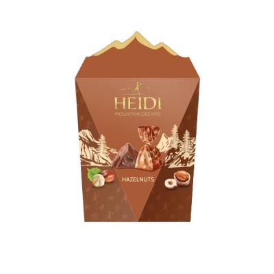 Шоколадова бонбониера ХАЙДИ маунтийн дриймс МЛЕЧЕН - ЛЕШНИКОВ Пълнеж