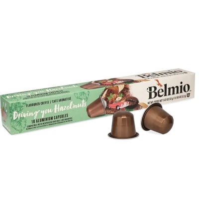 Belmio Driving You Hazelnuts 10бр Nespresso съвместими капсули с вкус на Лешник
