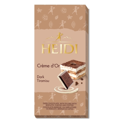 HEIDI шоколад КРЕМД'ОР ТЪМЕН - ТИРАМИСУ