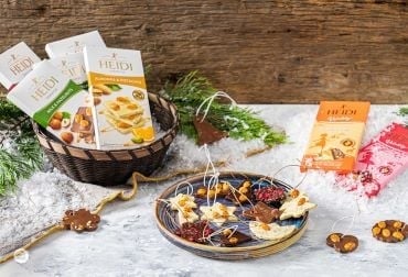 Коледни играчки с шоколади Heidi