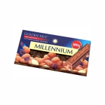 MILLENNIUM Шоколад - МЛЕЧЕН с ЦЯЛ БАДЕМ & СТАФИДИ