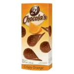 HAMLET млечен шоколадов чипс с портокал
